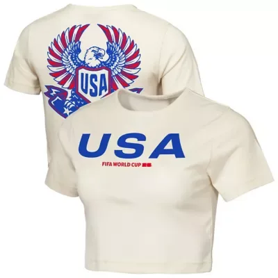 Soccer National Teams USA FIFA World Cup 2026 Elote Squad Cropped T-Shirt by Outerstuff