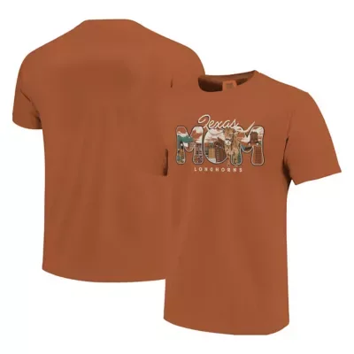 NCAA Texas Longhorns Campus Drawing Mom T-Shirt by Image One