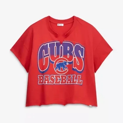 MLB Chicago Cubs Win Big Oversized Notch-Neck T-Shirt by 47