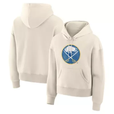 NHL Buffalo Sabres Distressed Logo Hoodie by Fanatics