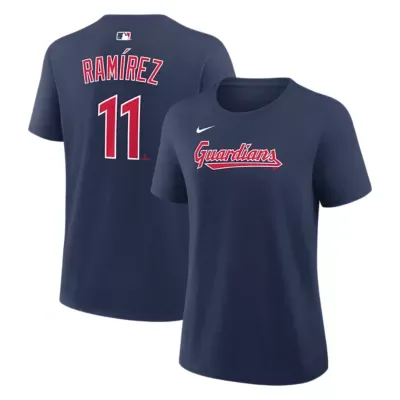 MLB José Ramírez Cleveland Guardians Name & Number T-Shirt by Nike