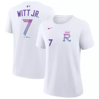MLB Bobby Witt Jr. Kansas City Royals 2026 City Connect Name & Number T-Shirt by Nike