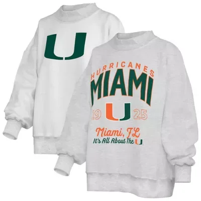 NCAA Miami Hurricanes Reversible Sweatshirt by Pressbox