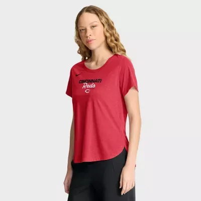 MLB Cincinnati Reds Arched Tri-Blend T-Shirt by Nike