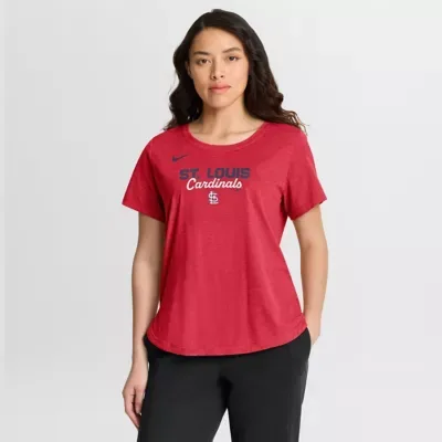 MLB St. Louis Cardinals Arched Tri-Blend T-Shirt by Nike