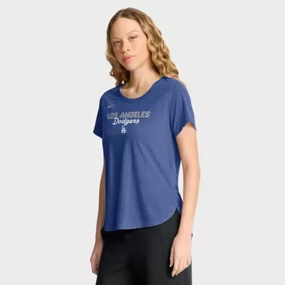 MLB Los Angeles Dodgers Arched Tri-Blend T-Shirt by Nike