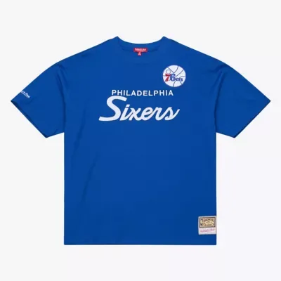 NBA Philadelphia 76ers Hardwood Classics Head Coach T-Shirt by Mitchell & Ness