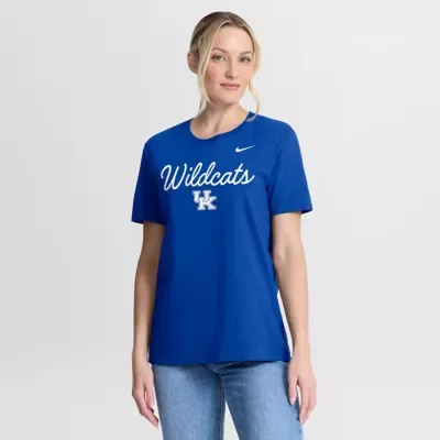 NCAA Kentucky Wildcats Script Mantra Logo T-Shirt by Nike