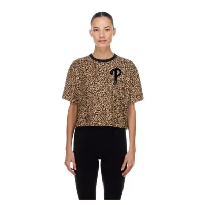 MLB Philadelphia Phillies Boxy Cropped T-Shirt by New Era