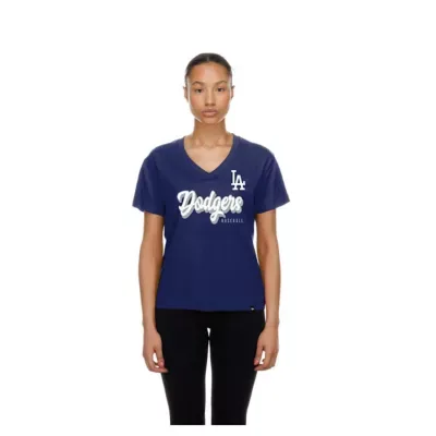 MLB Los Angeles Dodgers V-Neck T-Shirt by New Era