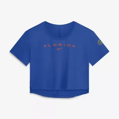 NCAA Florida Gators Premium Performance Dri-FIT Cropped Top by Nike