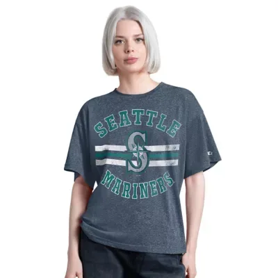 MLB Seattle Mariners Jump Shot Boyfriend Tri-Blend T-Shirt by Starter