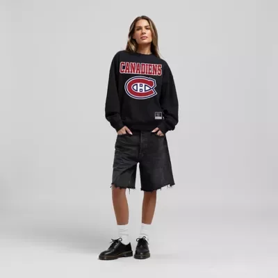 NHL Montreal Canadiens Core Oversized Sweatshirt by Mitchell & Ness
