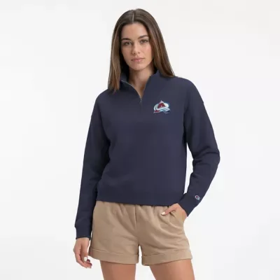 NHL Colorado Avalanche Powerblend Quarter-Zip Sweatshirt by Champion