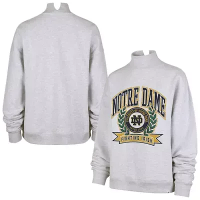 NCAA Notre Dame Fighting Irish Laurel Arch Mock Neck Sweatshirt