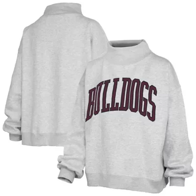 NCAA Mississippi State Bulldogs Oversized Nelson Mock Neck Sweatshirt by Pressbox