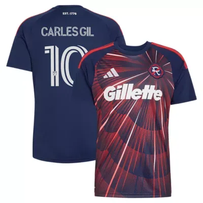 MLS Carles Gil New England Revolution 2026 Independence Day Replica Jersey by adidas