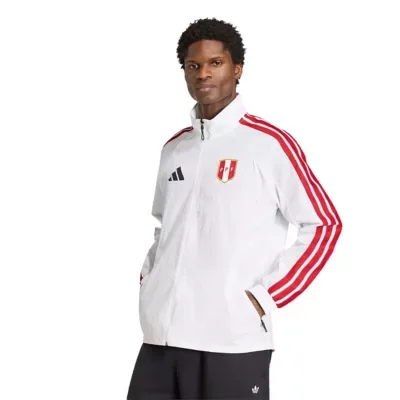 Soccer National Teams Peru National Team 2026 Home Full-Zip Game Day Anthem Jacket by adidas