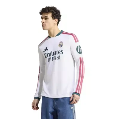 International Clubs Real Madrid 2026/27 Home Replica Long Sleeve Jersey by adidas