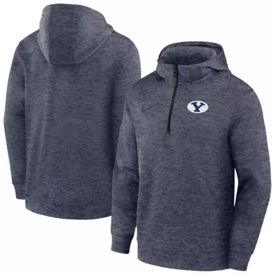 NCAA BYU Cougars Coaches Dri-FIT Half-Zip Hoodie by Nike