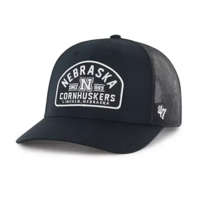 NCAA Nebraska Huskers Leland Trucker Adjustable Hat by 47