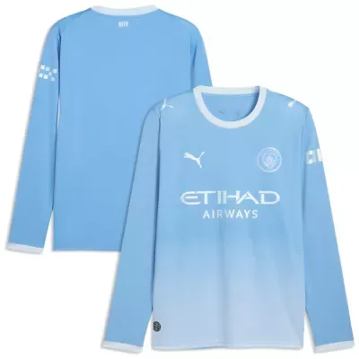 Premier League Manchester City 2026/27 Home Replica Long Sleeve Jersey by PUMA