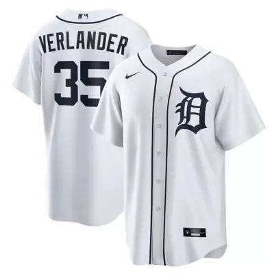 MLB Justin Verlander Detroit Tigers Home Replica Jersey by Nike