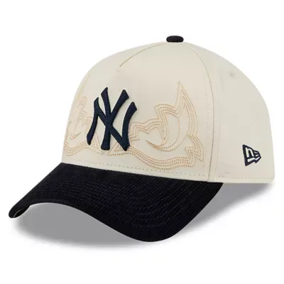 MLB New York Yankees Western Stitch 9FORTY A-Frame Adjustable Hat by New Era