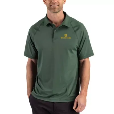 NCAA Notre Dame Fighting Irish Recycled Featherlight Stretch Sport Polo