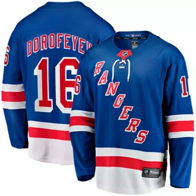 NHL Fanatics Pavel Dorofeyev New York Rangers Home Breakaway Jersey by Fanatics