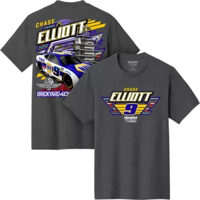 Nascar Chase Elliott Brickyard 400 NAPA Driver T-Shirt by Hendrick Motorsports Team Collection