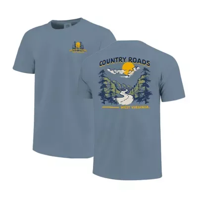 NCAA West Virginia Mountaineers Hyper Local Mountain Road T-Shirt by Image One