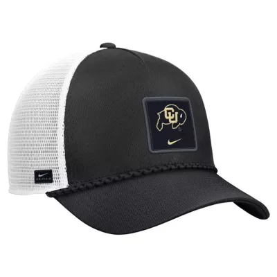 NCAA Colorado Buffaloes 2026 On-Field Rope Adjustable Trucker Hat by Nike