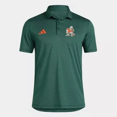 Miami Hurricanes Ultimate 365 Stripe Polo by adidas