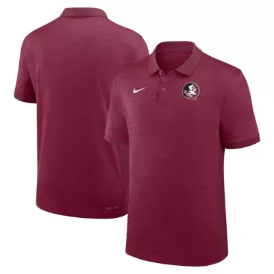 NCAA Florida State Seminoles 2026 Early Season Coaches Sideline Victory Stripe Dri-FIT Polo by Nike