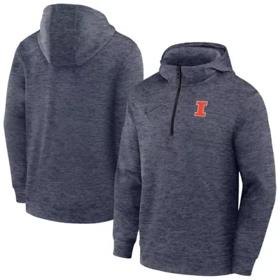 NCAA Illinois Fighting Illini Coaches Dri-FIT Half-Zip Hoodie by Nike