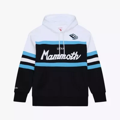 NHL Utah Mammoth Head Coach Hoodie by Mitchell & Ness