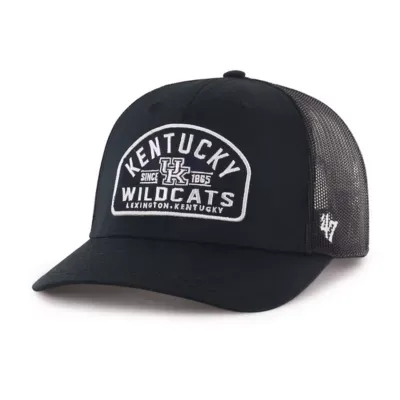 NCAA Kentucky Wildcats Leland Trucker Adjustable Hat by 47
