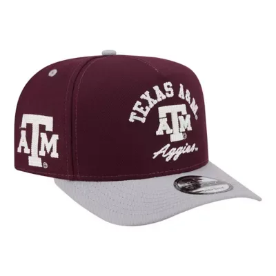 NCAA Texas A&M Aggies Two-Tone Arched 9FIFTY Snapback Hat by New Era