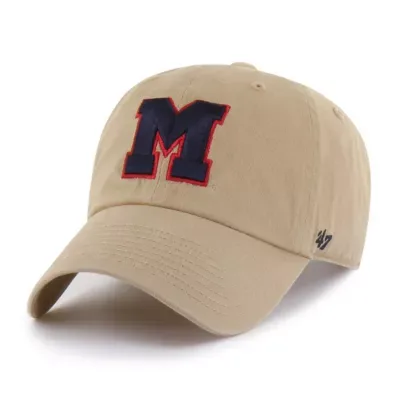 NCAA Ole Miss Rebels Clean Up Adjustable Hat by 47