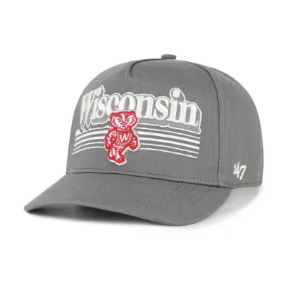 NCAA Wisconsin Badgers Script Fade Hitch Adjustable Hat by 47