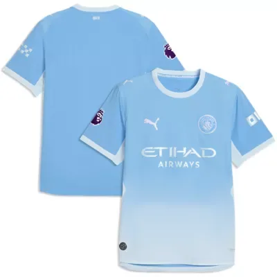 Premier League Light Manchester City 2026/27 Home On-Field Authentic Jersey by PUMA