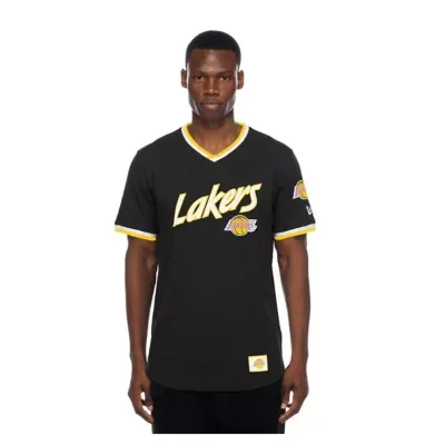 NBA Los Angeles Lakers Sport Classics Capsule V-Neck Fashion Jersey by New Era