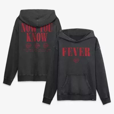 WNBA Fanatics Indiana Fever Relaxed Washed Hoodie by Fanatics