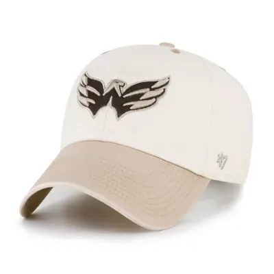 NHL Natural/Tan Washington Capitals Neutral Terrain Clean Up Adjustable Hat by 47