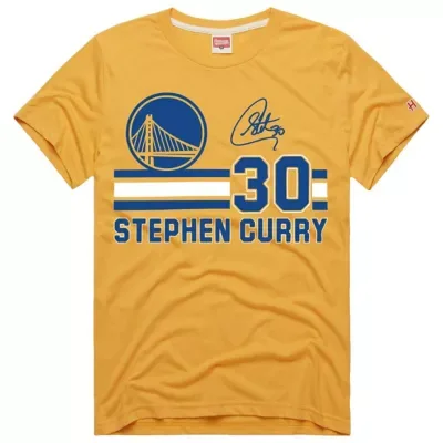 NBA Stephen Curry Golden State Warriors Jersey Remix Tri-Blend T-Shirt by Homage