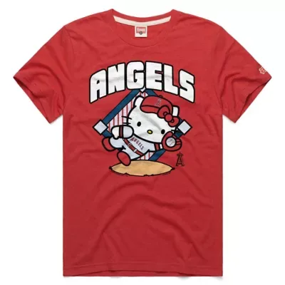 MLB Los Angeles Angels Hello Kitty Tri-Blend T-Shirt by Homage