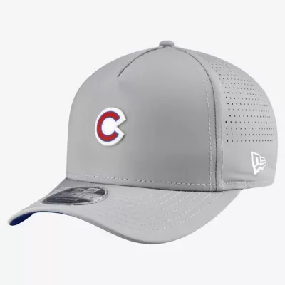 MLB Chicago Cubs Micro Logo 9FORTY M-Crown A-Frame Adjustable Hat by New Era