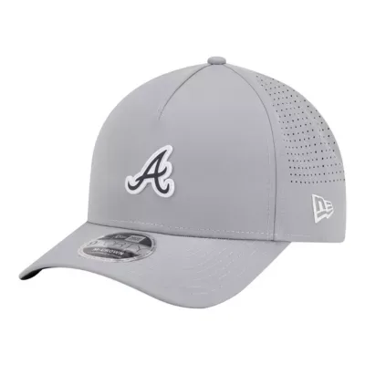 MLB Atlanta Braves Micro Logo 9FORTY M-Crown A-Frame Adjustable Hat by New Era