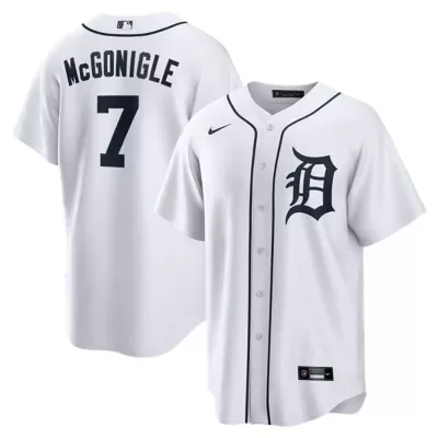 MLB Nike Kevin McGonigle Detroit Tigers Home Replica Jersey by Nike